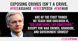 Code Pink #Free Assange